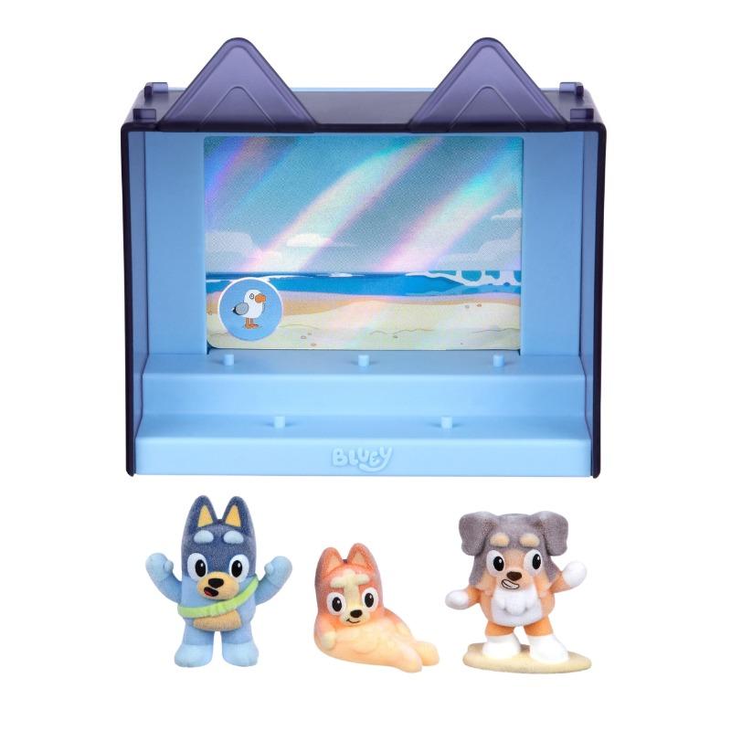 Bluey S14 Fuzzies Episode Pack The Beach – Collectible Play Figures