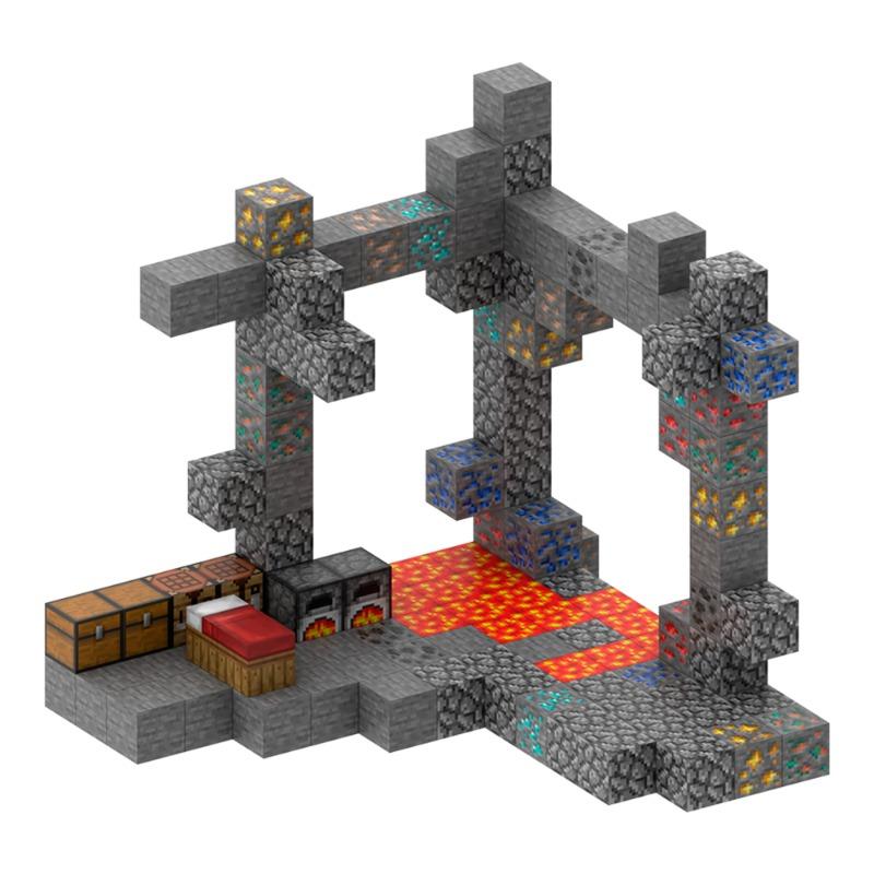 Mine Exploration Magnetic Cubes Building Blocks
