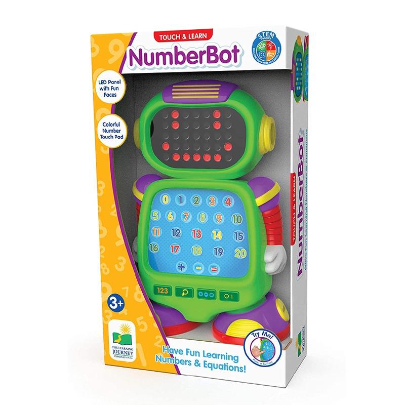 The Learning Journey Touch And Learn Educational Numberbot Robot