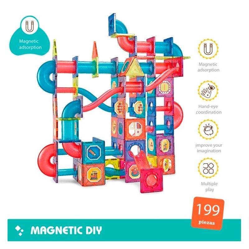 Shingo Magnetic Building Blocks 7.5cm- 199pcs