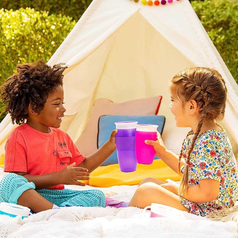 Munchkin It s A Miracle Sippy Cup Gift Set Pink and Purple