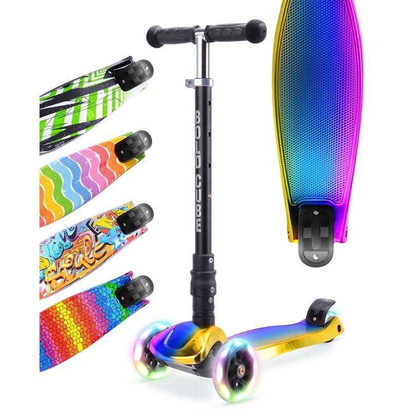 BOLDCUBE 3 Wheel Scooter Big Fold Electro Dark Night