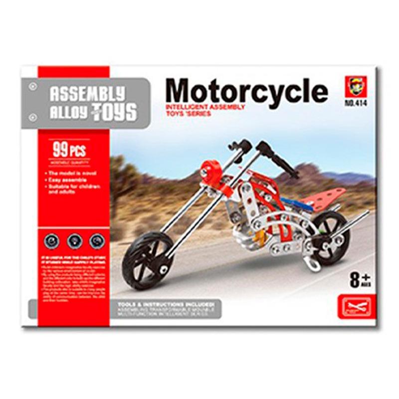 Motorcycle Construction Toy Kit - 99 pcs