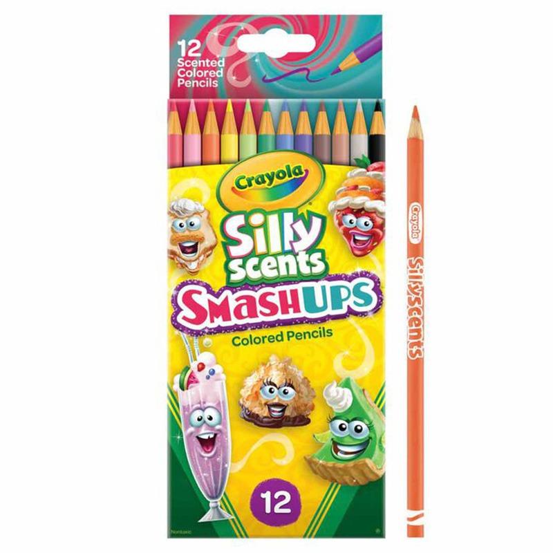 Crayola Silly Scents Smash Ups Colored Pencils 12 Count