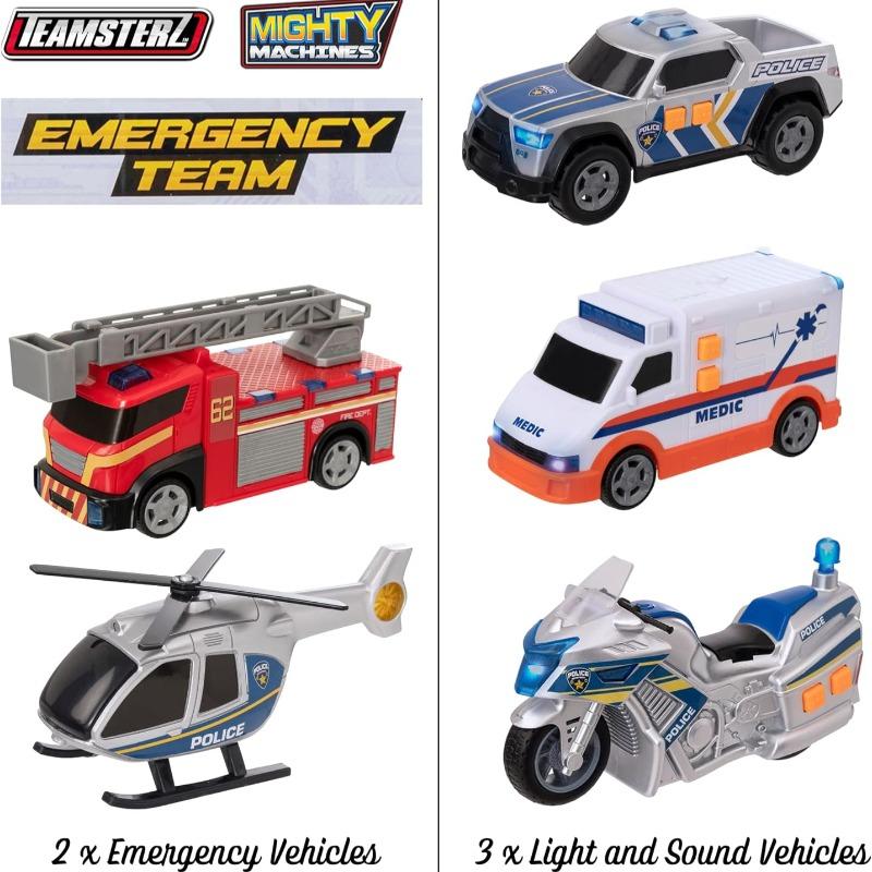 Teamsterz Rescue Team Vehicles 5 Piece Set