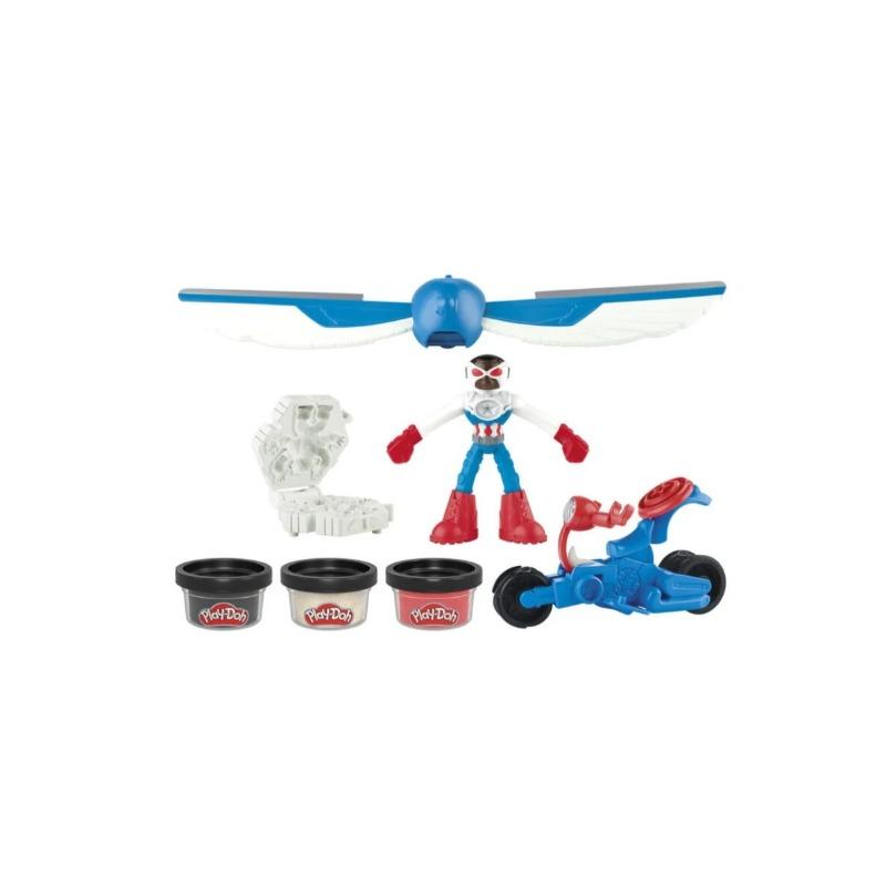 Play Doh Marvel Captain America Moto Slicer Playset