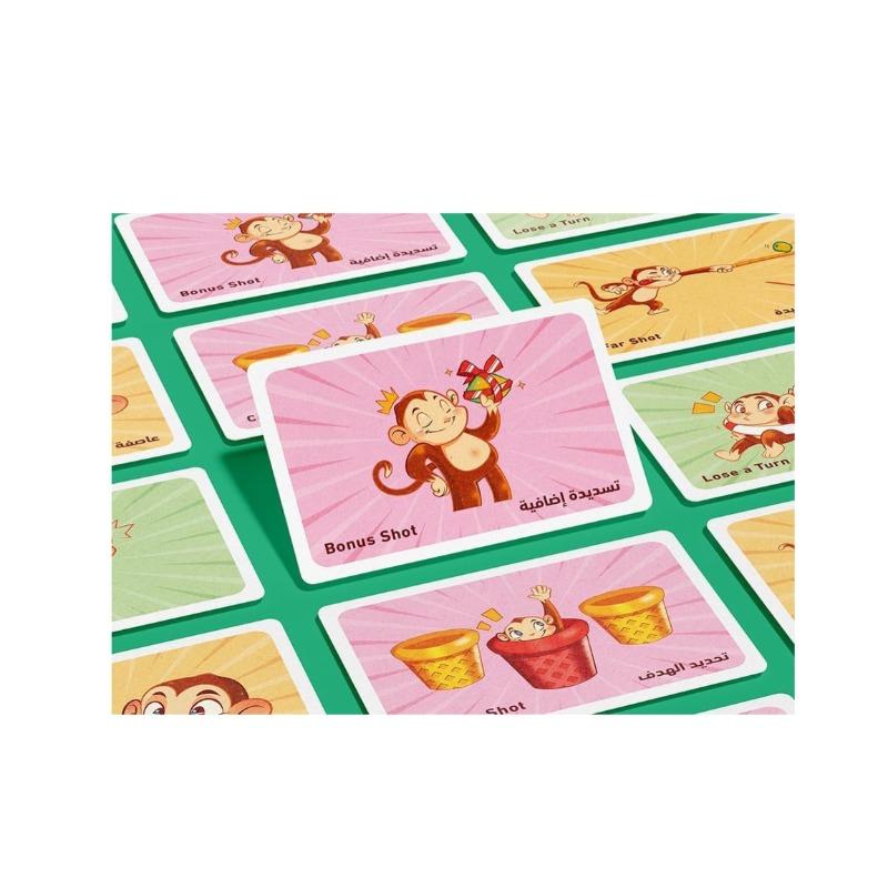 Board Game Space Monkey King Coconuts Card Game
