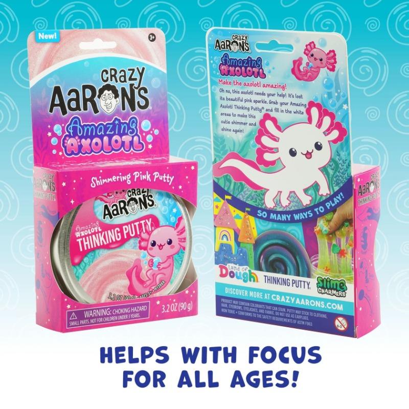 Crazy Aaron Amazing Axolotl Thinking Putty