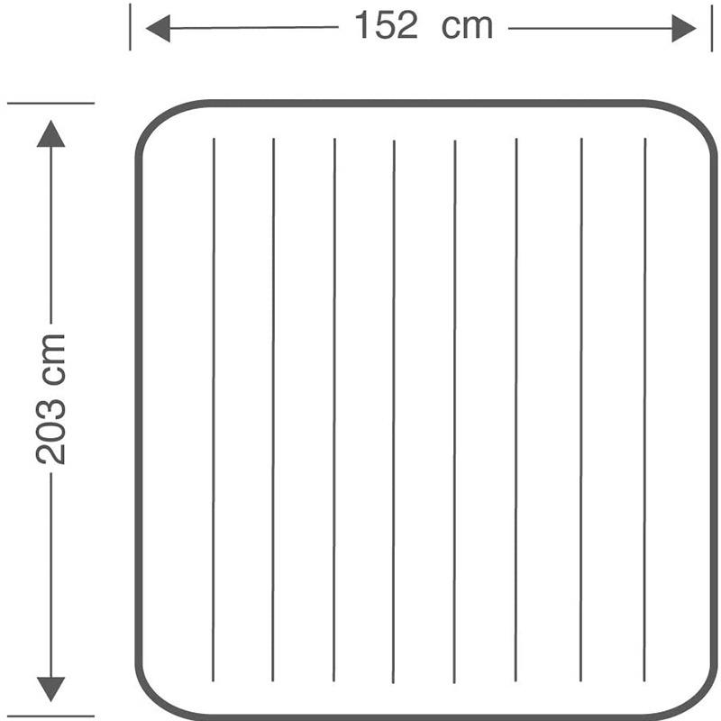 Intex Queen Size Dura Beam Airbed With Pump