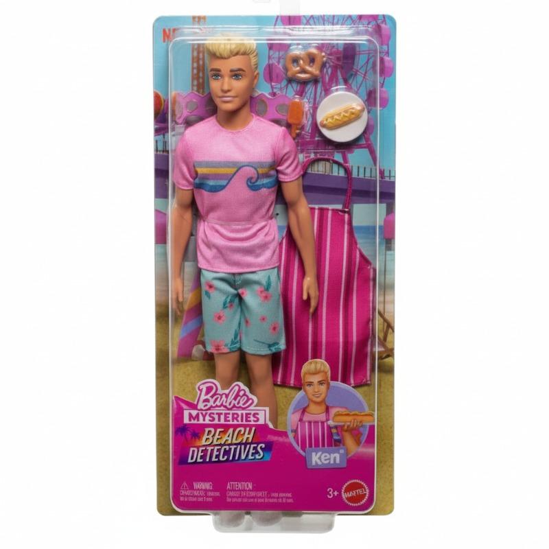 Barbie Mysteries Beach Detectives Ken Doll with Accessories