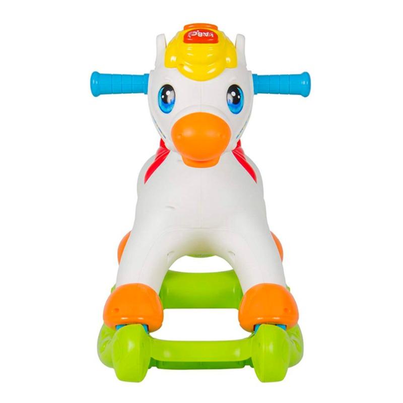Hola 2 In 1 Rocking And Riding Pony - White