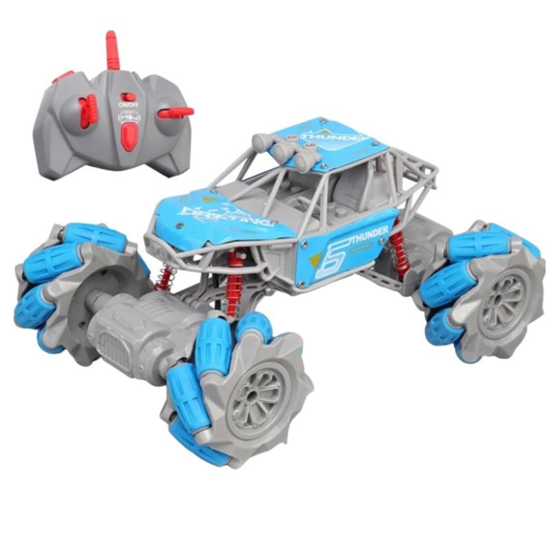 Diy Oblique Run RC Stunt Car -Blue