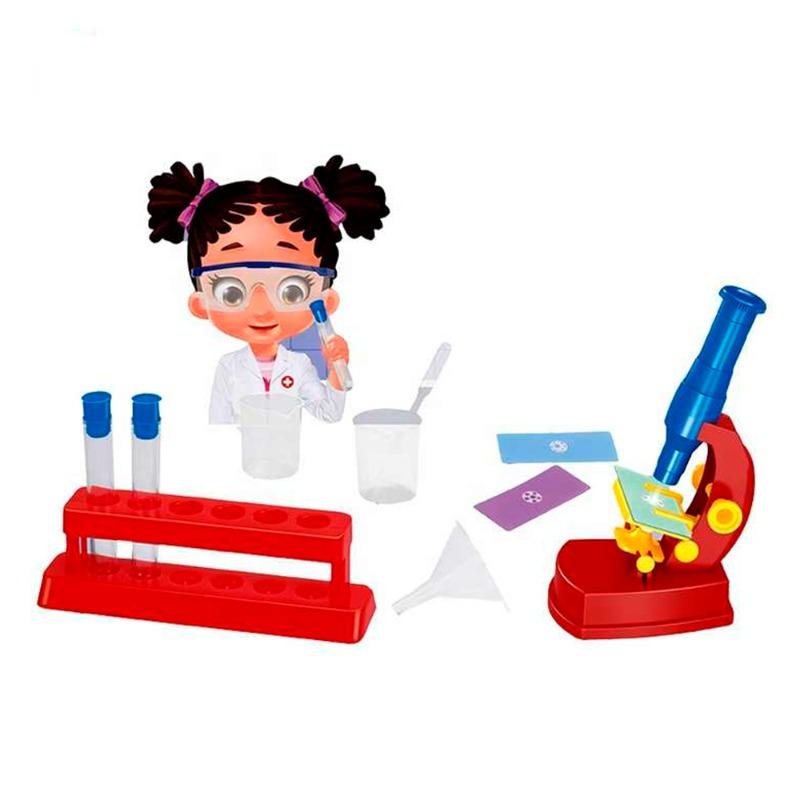 Laboratory Suit With Nurse's Microscope