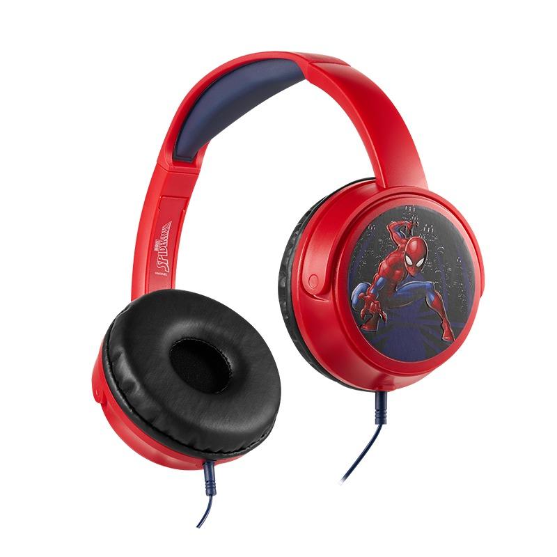 Volkano Marvel Spiderman Padded Aux Headphone With Stickers