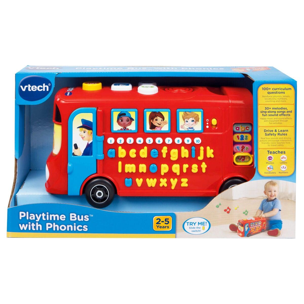Vtech Play Time Educational Bus With Phonics