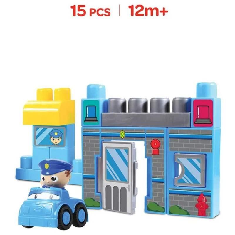 Moon Police Squad Building Blocks Toy Set - 15PCS