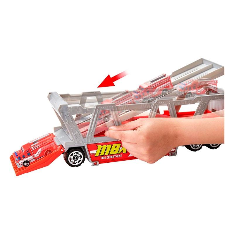 Matchbox Fire Rescue Hauler Playset