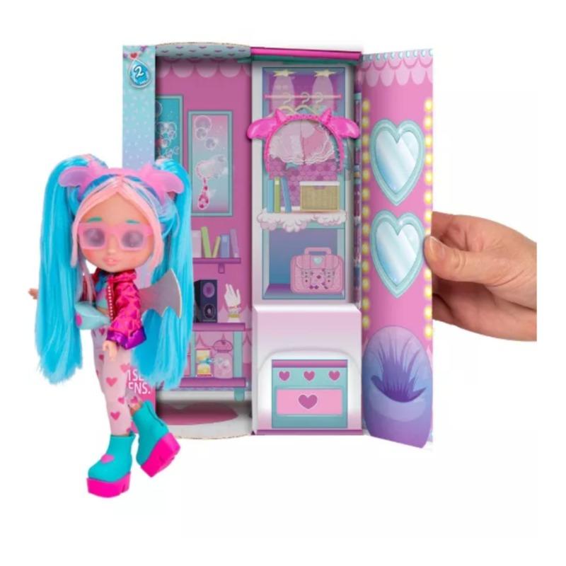 Cry Babies BFF Bruny Fashion Doll with 8 Surprises
