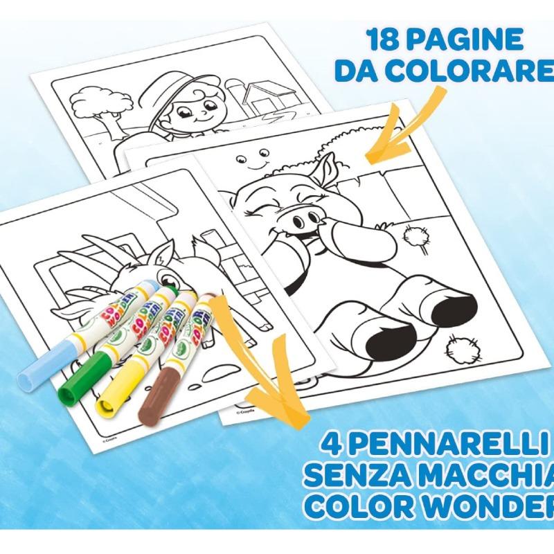 Crayola Color Wonder Colouring Set with 18 Colouring Pages