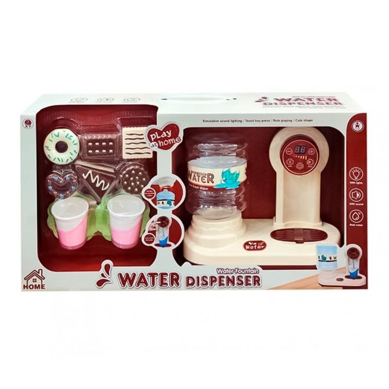 Pretend Water Dispenser Play Set with Lights and Sounds