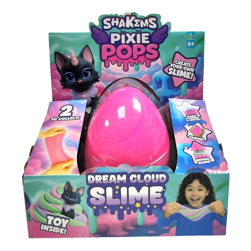 Shakems Dream Cloud Slime DIY Kit with Cat Toy