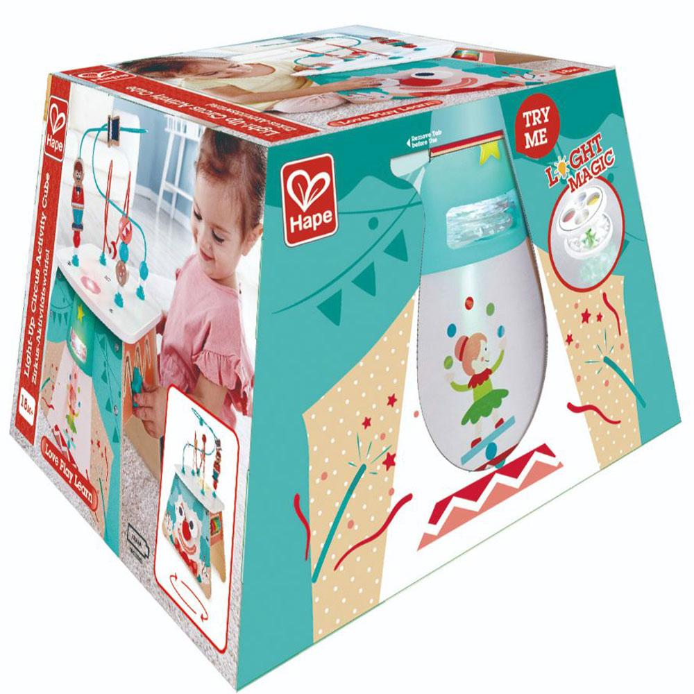 Hape - Light Up Circus Activity Cube