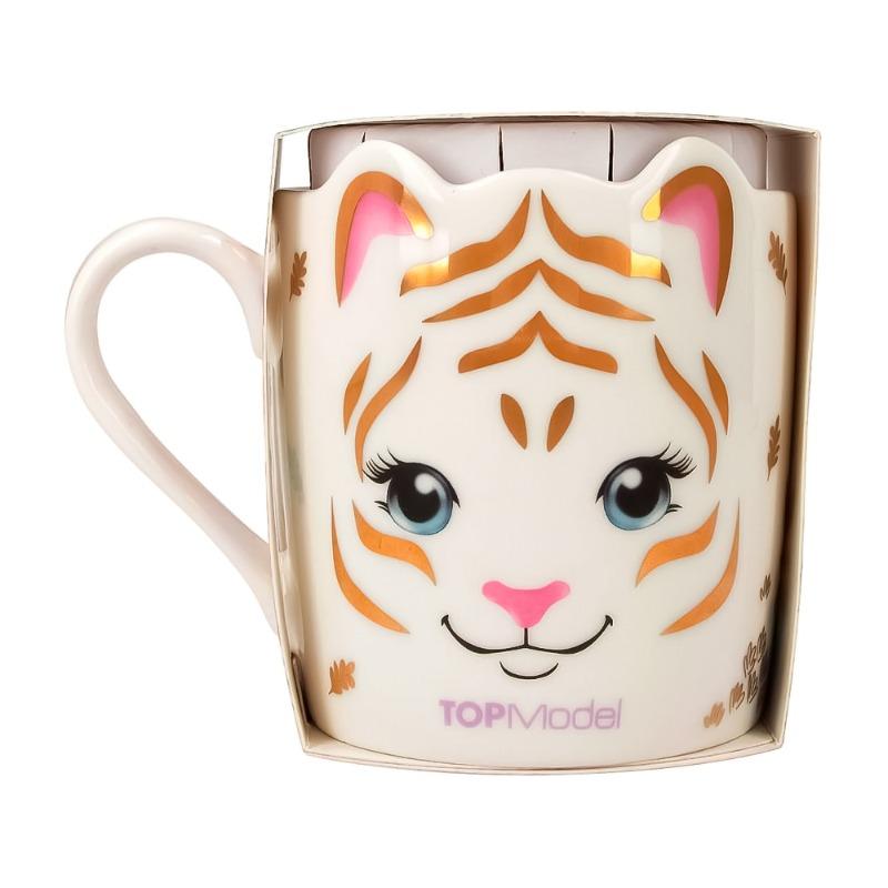 Top Model Mug Cat Design 300 ml -White