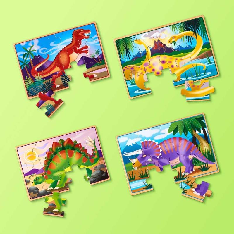 Melissa And Doug Dinosaurs Puzzles in a Box