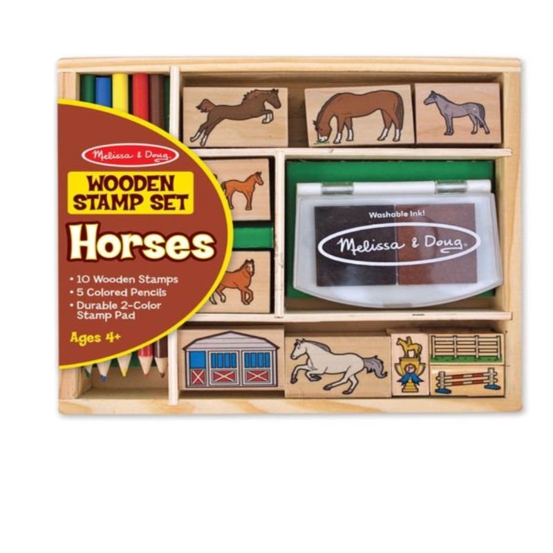 Melissa & Doug Horse Stable Stamp Set