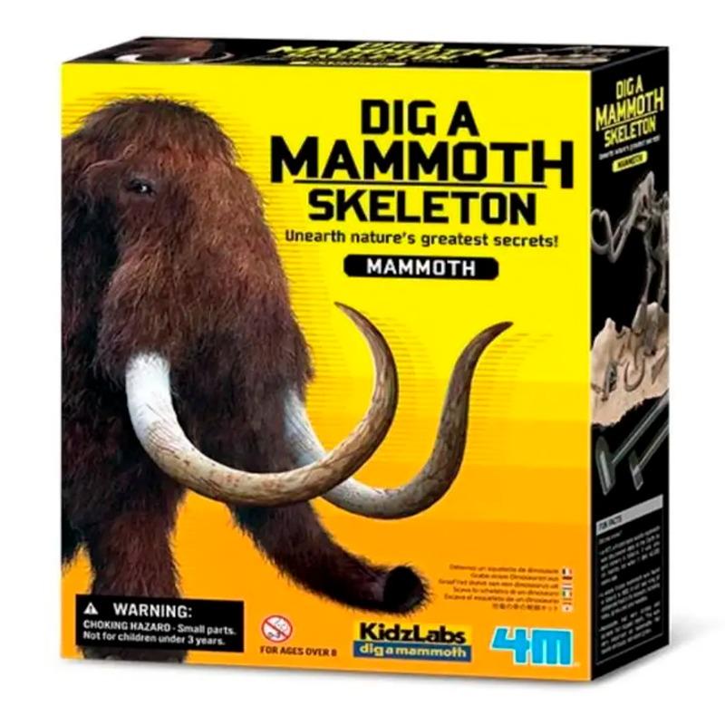 4M Kidz Labs Dig A Mammoth Skeleton