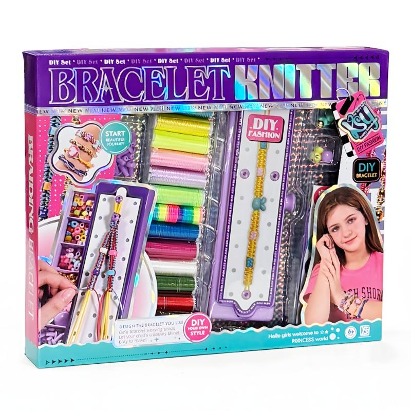 JS Toys DIY Bracelet Knitter Set