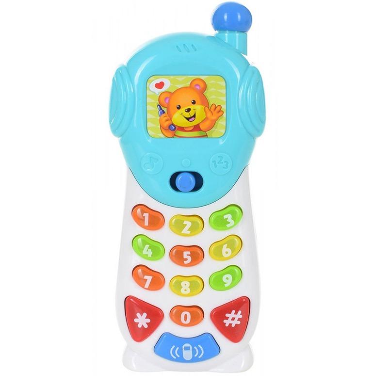 WinFun Light Up Talking Phone - Blue