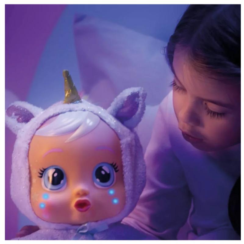 Cry Babies Goodnight Dreamy Light Up Unicorn Doll
