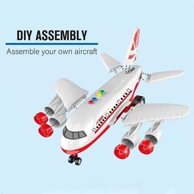 4CH RC Airplane Toy A380 - Red