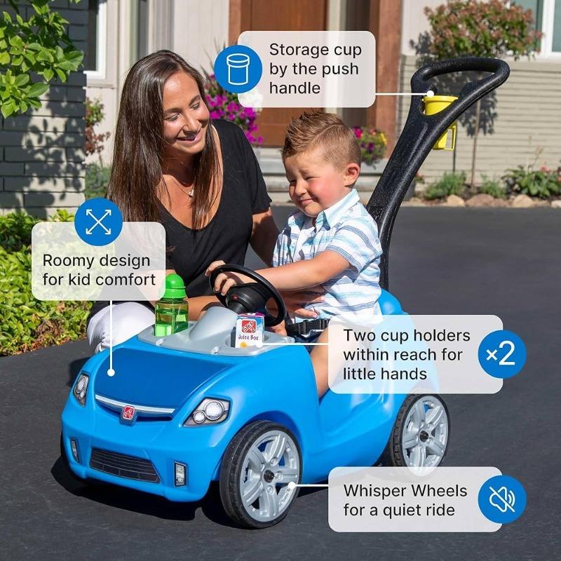 Step2 Whisper Ride On Push Car - Blue