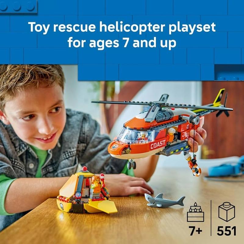Lego Building Kit Coast Guard Helicopter 60503