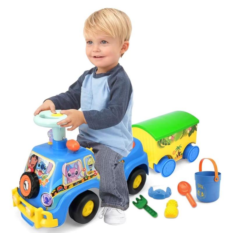 Kiddieland Lights 'n' Sounds Stitch's Beach Car With Trailer