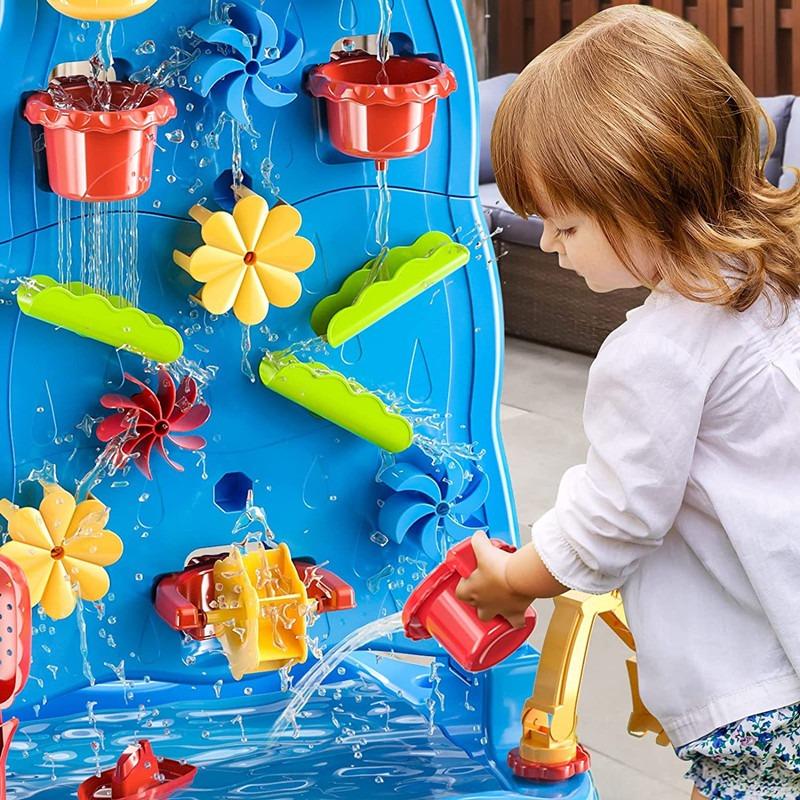 Donloyon Water Play Activity Tower - Blue/Green