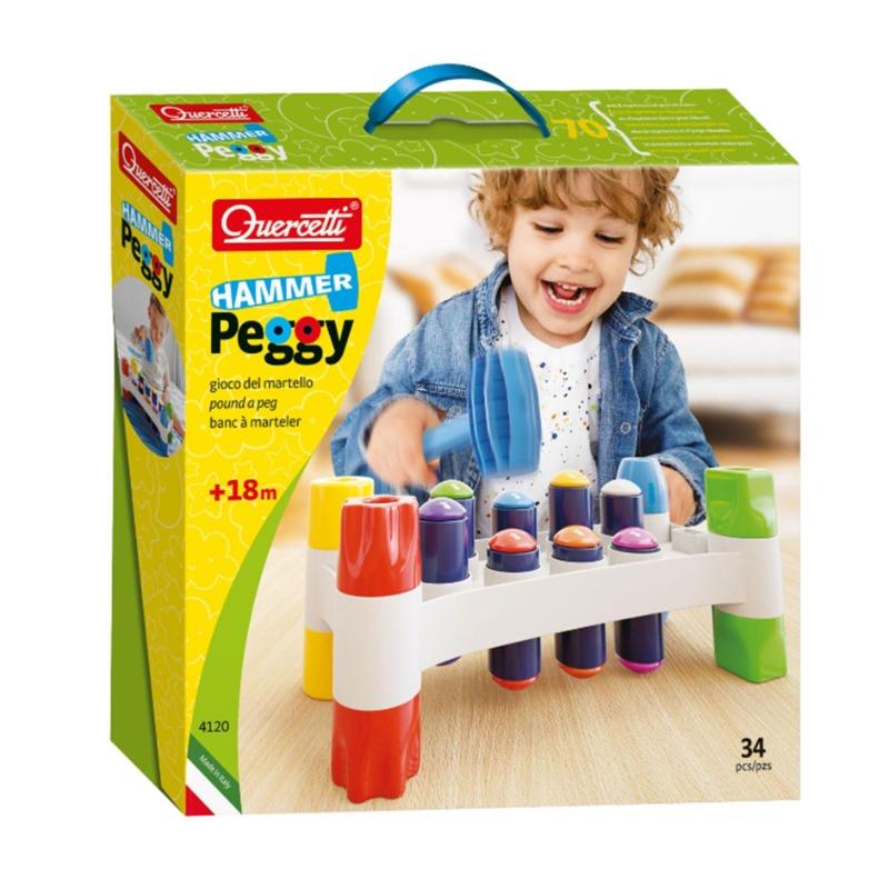 Quercetti Bank Hammer Playset - 34 Piece