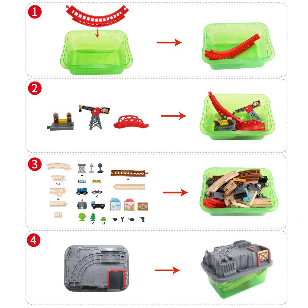 Hape Railway Bucket Builder Set
