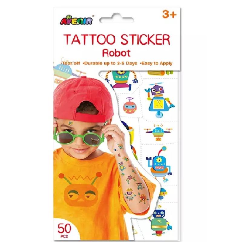 Avenir Tattoo Sticker Robot