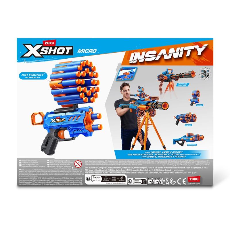 X-Shot Insanity Micro By Zuru