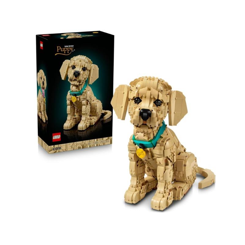 Lego Icons Golden Retriever Puppy - Animal Figure 11384