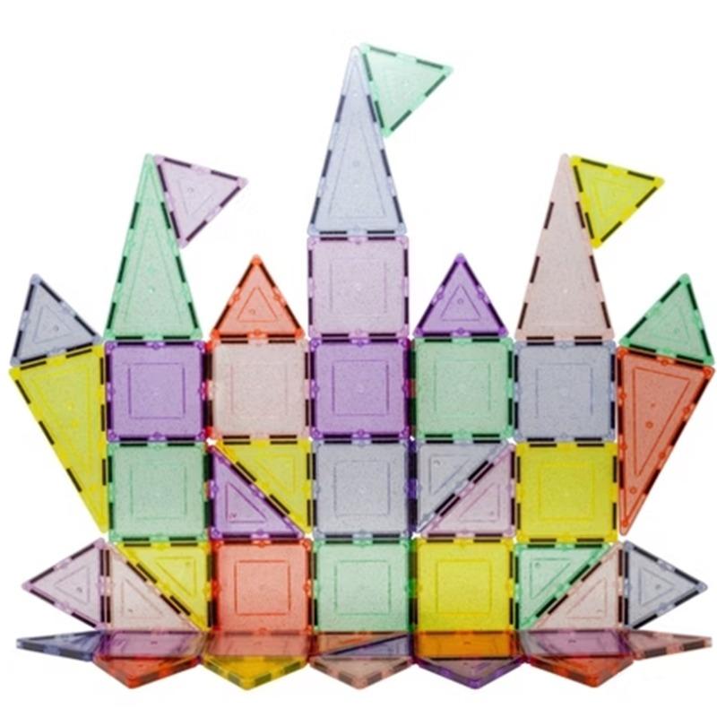 PicassoTiles Magnetic Building Set - 48 Piece