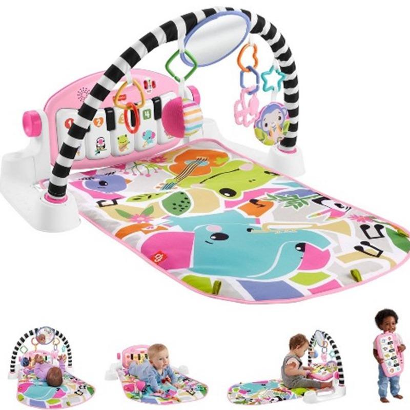 Fisher Price Glow & Grow Cake & Play Piano Gym - Pink