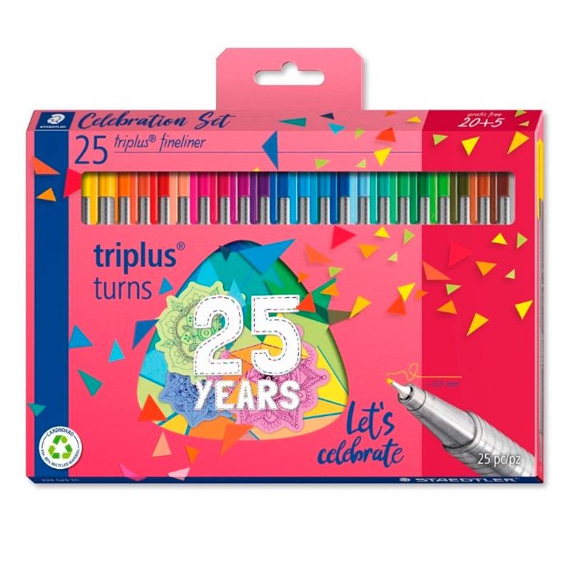 Staedtler Fineliner Triplus 25 Pcs