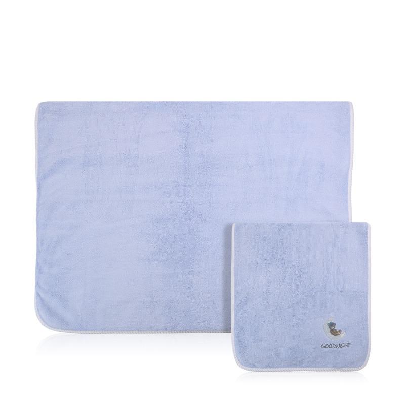 Kids Microfiber Towel Set 2 Pieces Blue
