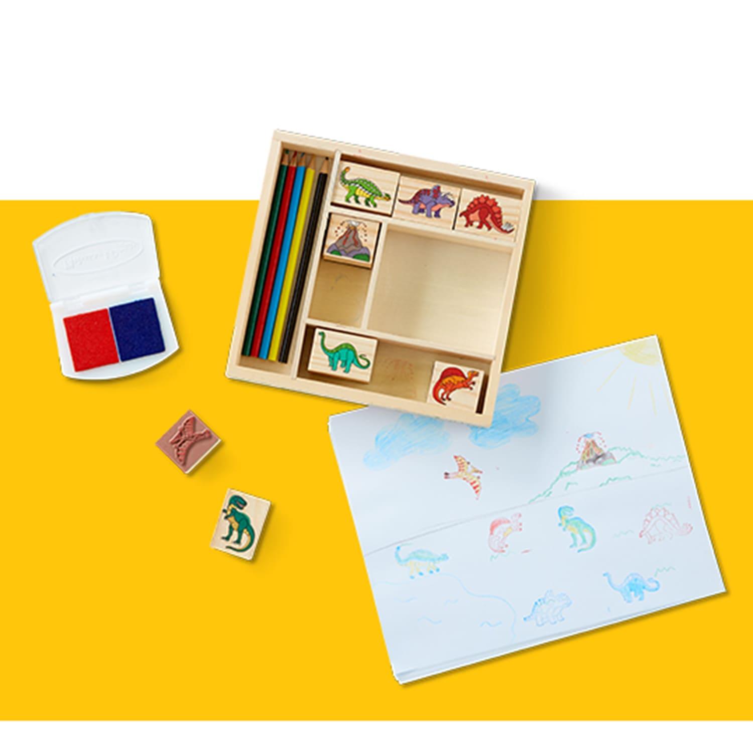 Melissa And Doug Dinosaur Stamp Set