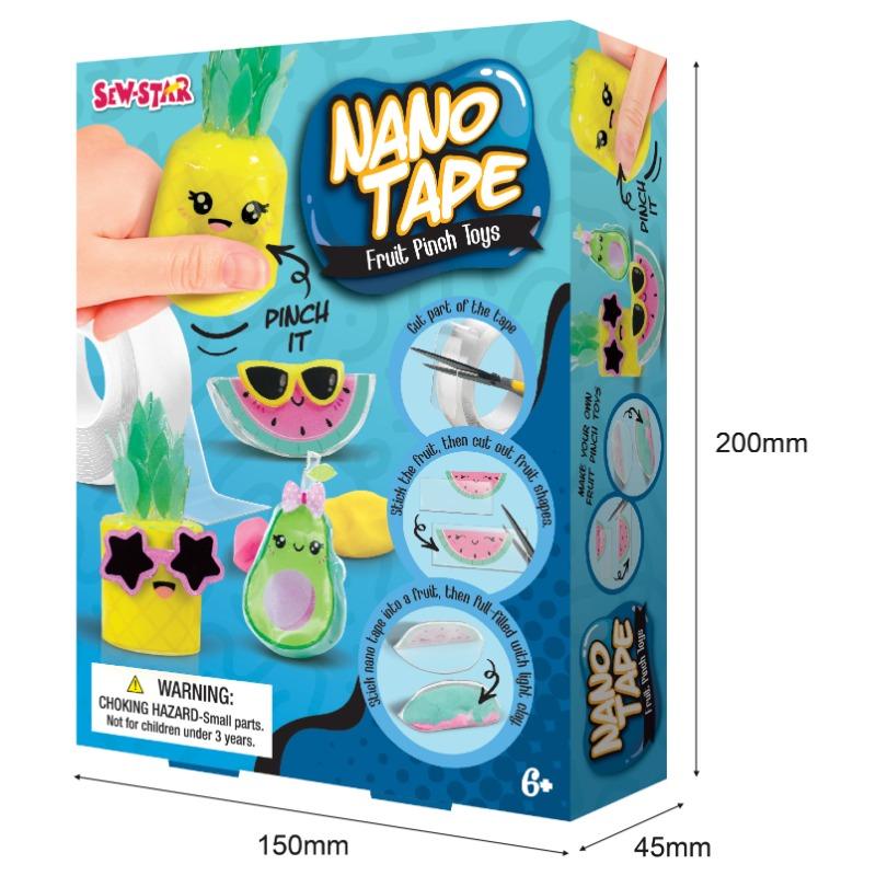 Sew Star Nano Tape Bubble Pinch Toys Fruit