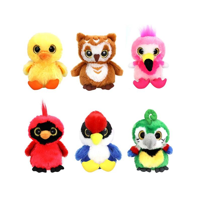 Funville Tweet Peeps Plush Birds with Sounds - 12cm